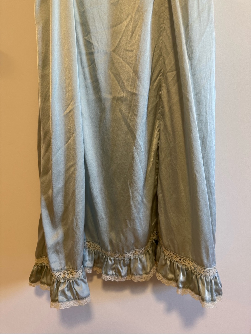 Doen Celano Silk Lace Dress in Light Blue Size Small - Picture 4 of 12